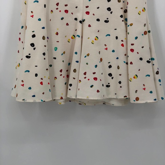 Akris Punto Boulder Print Flounce Hem Dress Cotton Size 6 Retail $1,190 - Picture 5 of 15